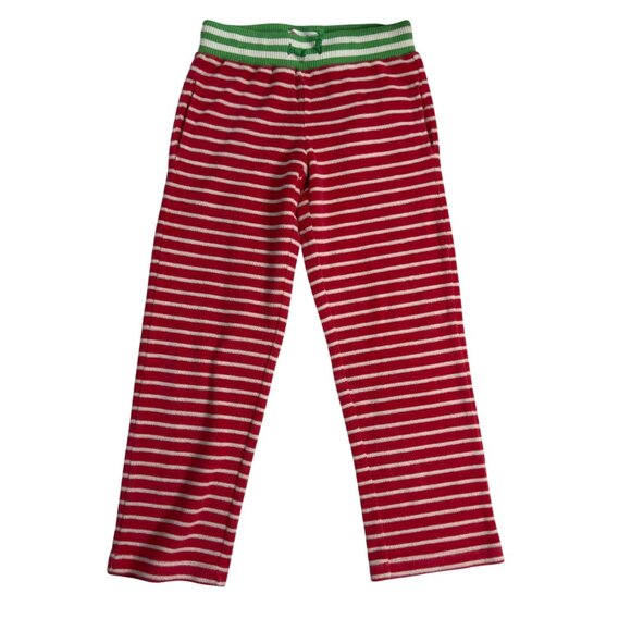 Mini Boden Kids Swim Towelling Pants Size 8 Red White Stripe Cover up Beach Pool - Picture 1 of 3